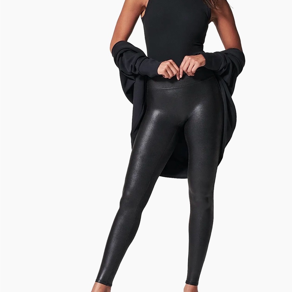 SPANX faux leather Women's Leggings